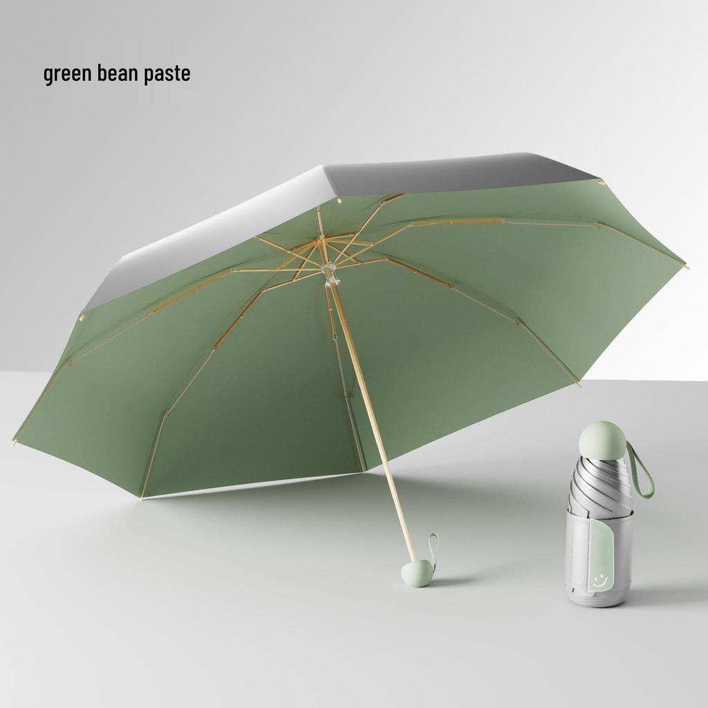 Ultra-Light Compact Folding Umbrella: High-End Student Rain & Sun Protection