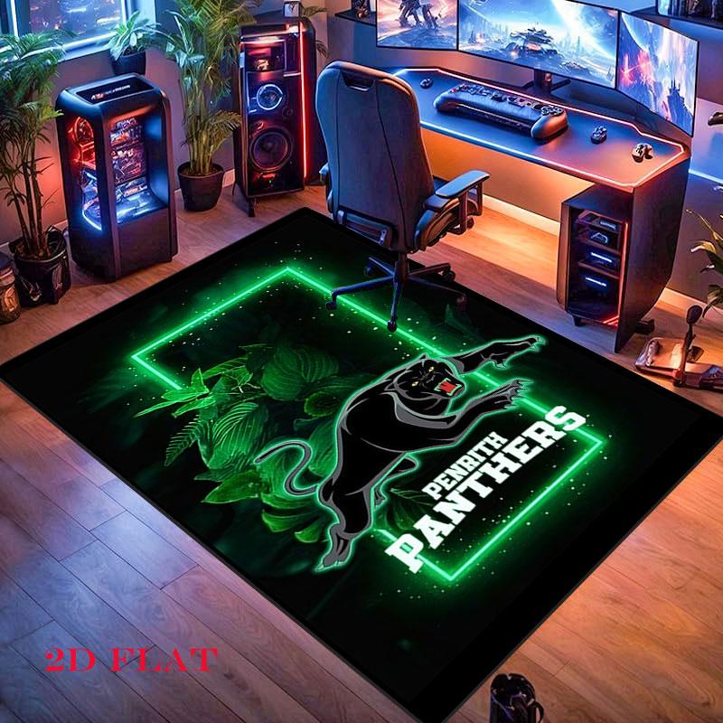 Penrith Panthers Carpet Rug for Living Room Bedroom Home Sofa Decoration,Kids play Nonslip Floor Mat
