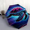 1PC Neon Turtle Automatic Open/close, All-Season Portable Folding Umbrella for Women & Men Yy250919161