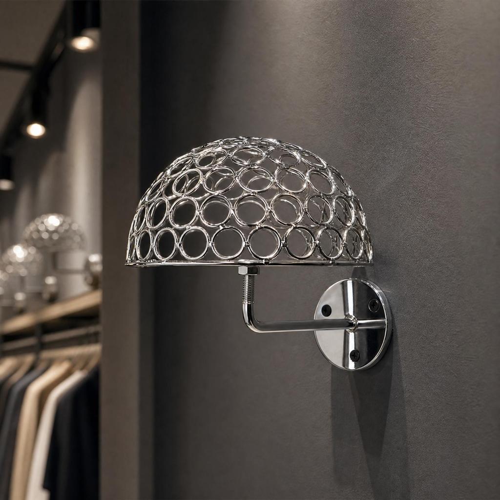 Metal Wall Hat Display Holder Sturdy Cap Organizer Sleek for Boutiques