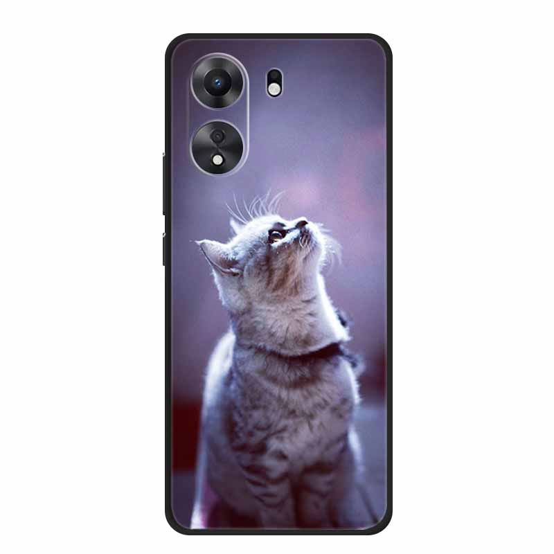 For Xiaomi Poco C65 Case Animals Soft Silicone TPU Phone Cases Back Cover For Xiaomi PocoC65 6.74" Wolf Protector Cute Girl Para