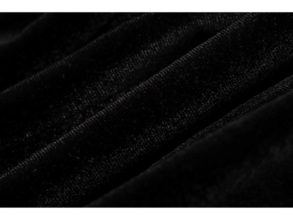 Zimní sametový top bez ramínek se srdíčkovým výstřihem pro ženy