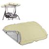 Outdoor Swing Canopy Silver Coated Oxford Cloth Waterproof Swing Chair Top Cover for Garden Sun Shade Accessory