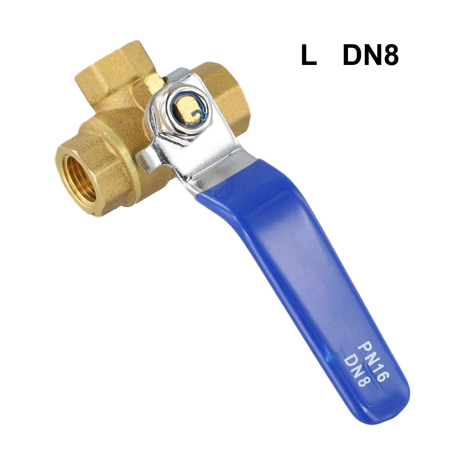 

1 Inch Three-way Ball Valve Ball Valve Copper Ball Valve For Water Oil Gas DN8 L type