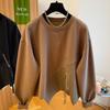 Women S Plus Size Loose Fit Irregular Design Sweatshirt