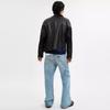 Coach Leather Moto Jacket Black
