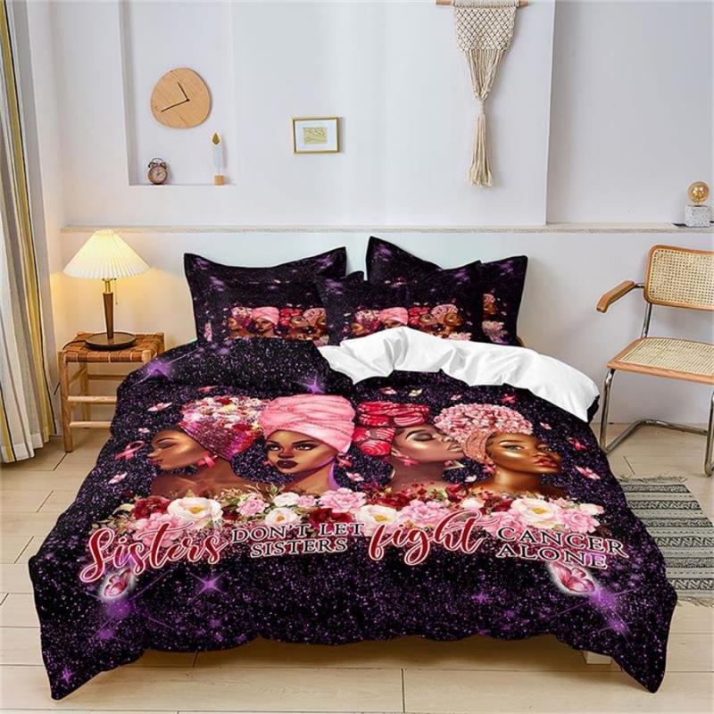 Fashion Technology Printing, 3D Digital Printing, Bedding, Duvet Covers, Pillowcases, Three-piece Sets