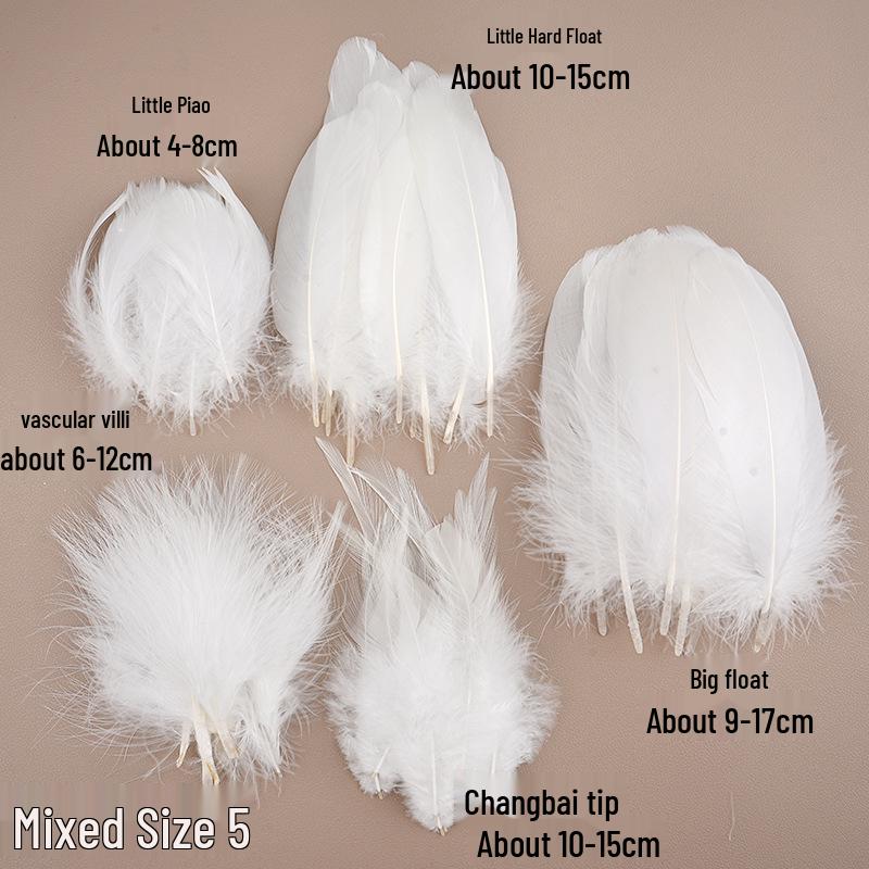 White Feathers for DIY Handmade Clothing & Jewelry Accessories