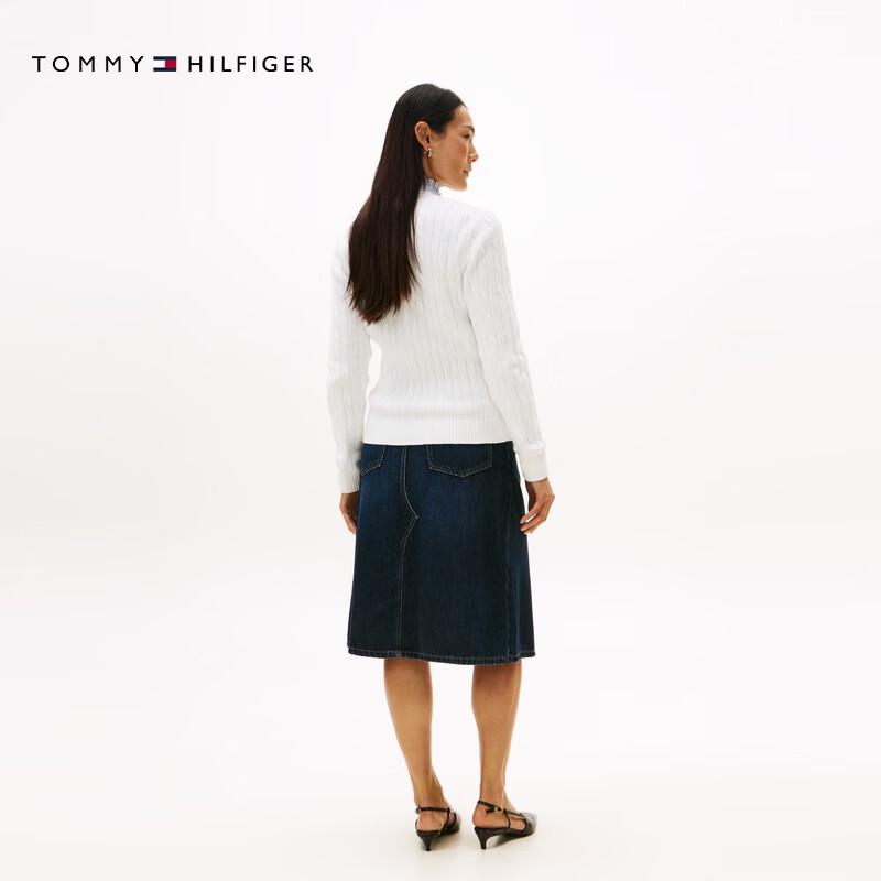 Tommy Hilfiger Women's Cable Knit Pure Cotton Sweaters & Cardigans