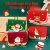 Christmas Handmade Felt Crossbody Bag, Children's Cartoon Non-woven Fabric Coin Purse, Christmas Candy Backpack