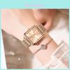 Swiss Ladies Square Watch Quartz Waterproof Fashion Jewelry For Casual Wear
