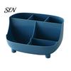 Stationery Container for Writing Tools Multi-functional Storage Box, Large Capacity 6 Grids Desk Organizer, Compact Pen Cup School Easy Access