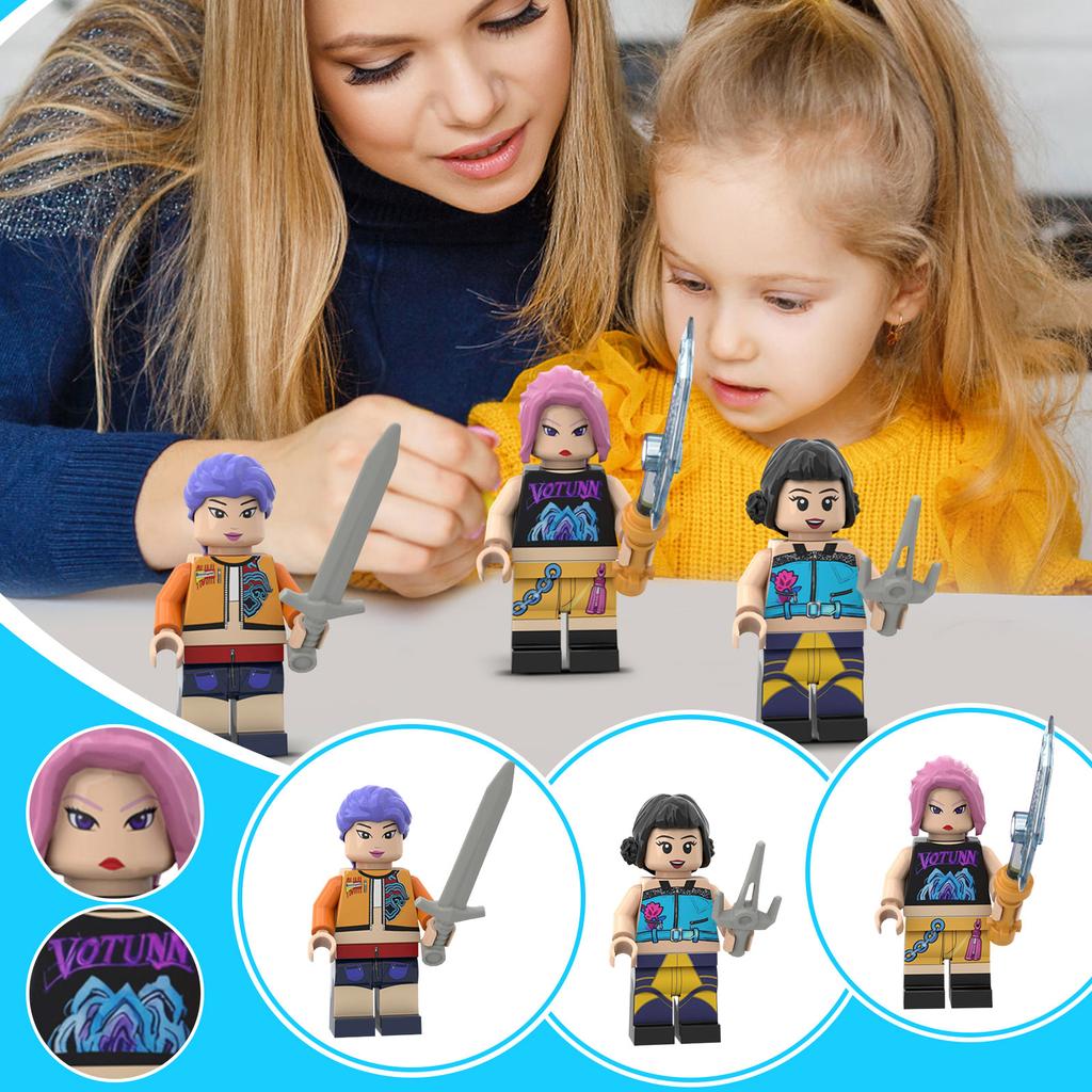 Building Cartoon Model Small Particles Building Block Toys