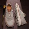 2025 new summer large size 50 fly-woven mesh casual shoes soft sole light one-pedal sports casual shoes