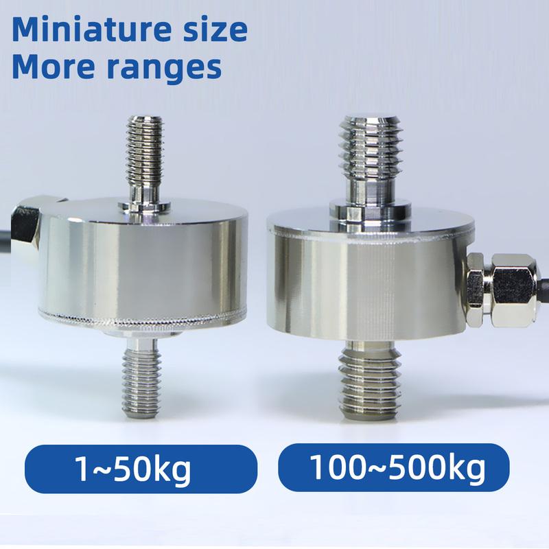 Mini Load Cell Double Bolt Force Sensor for Compression Tension Industrial Testing Hopper Scale Robot  Capsule 10kg 50kg 100kg
