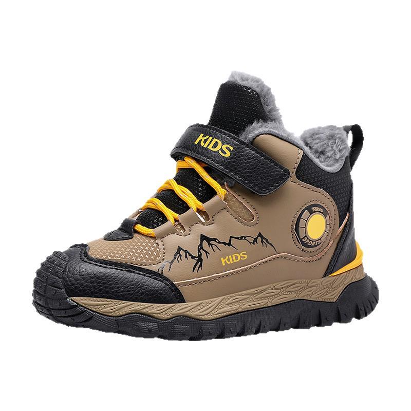 Outdoor Hiking Shoes for Older Children, Boys' Snow Boots, and Children's Cotton Shoes