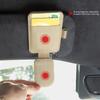 Leather Storage Clip Auto Interior Accessory Car Glasses Holder Card Clip Eyeglass Hanger Organizer Clip for Sun Visors
