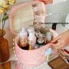 Sanyedou Corduroy Double-Layer Cosmetic Bag Set