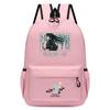 Student School Demon Slayer Print Backpack Casual Waterproof Small Bag