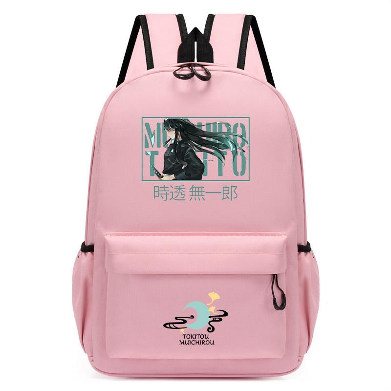 Student School Demon Slayer Print Backpack Casual Waterproof Small Bag