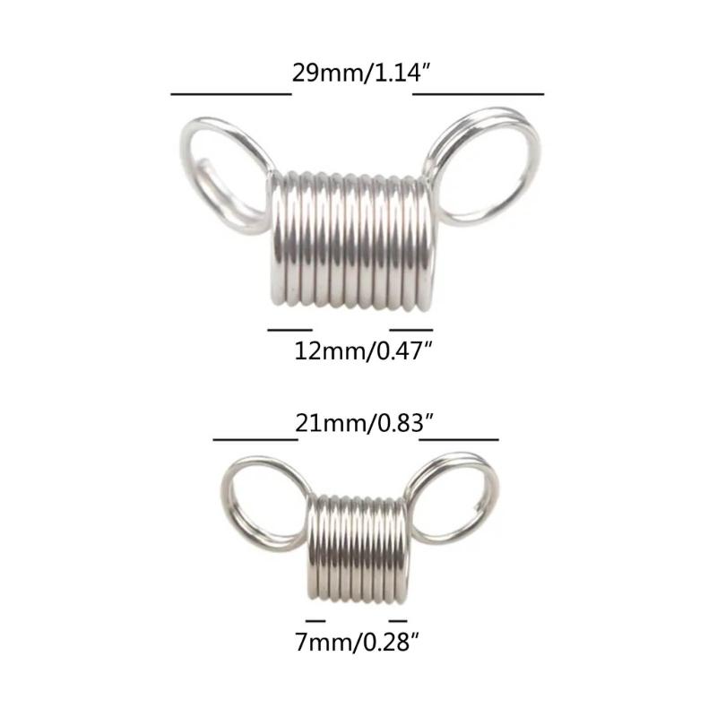 10 Pcs Bead Stop Stainless Steel Tension Spring Bead Wire Ends Jewelry Making Tools To Prevent Beads from Falling