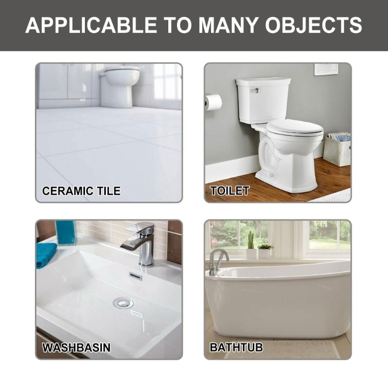 Ceramic Tile Porcelain Repair Waterproof Tube Tile Refinishing Porcelain Bathtub Repair AB Adhesive Glues for Porcelain