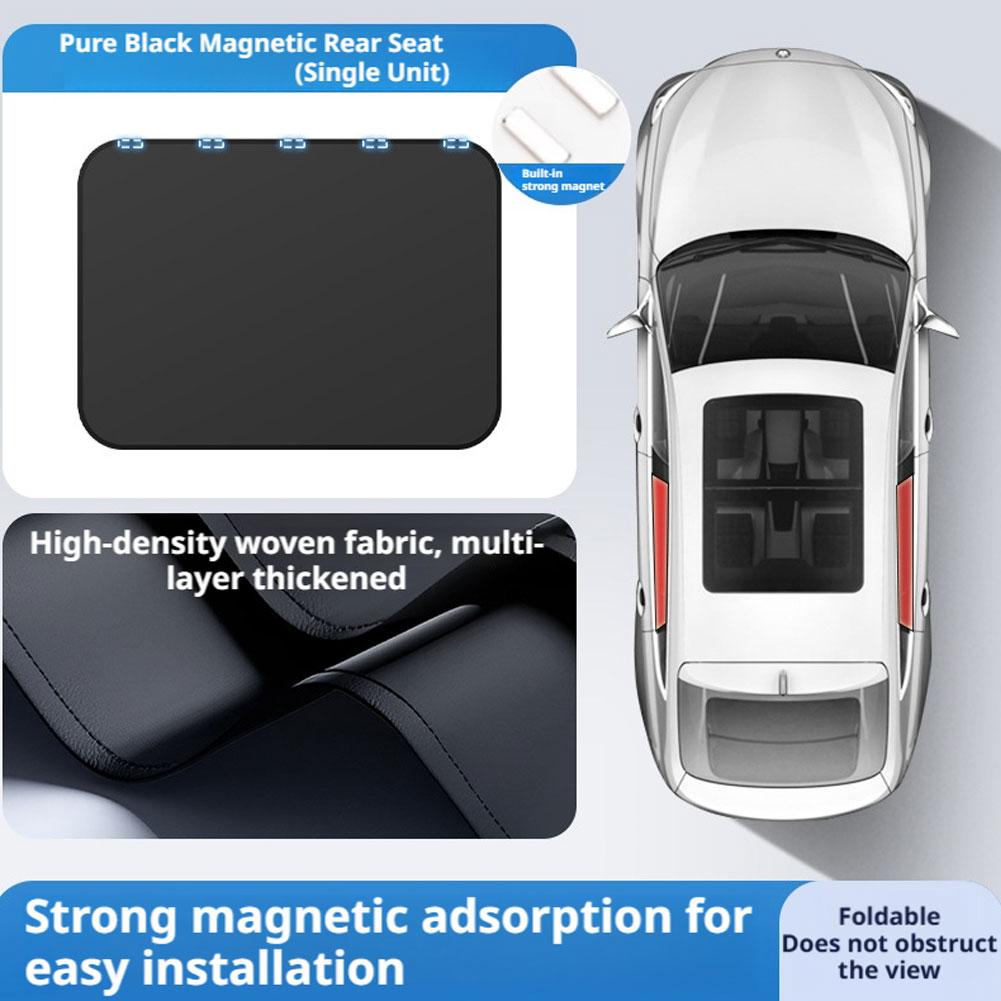 Magnetic Car Sunshade Curtains Window Sunshade Cover Cartoon Universal Side Window Sunshade UV Protection For Kid Baby Children
