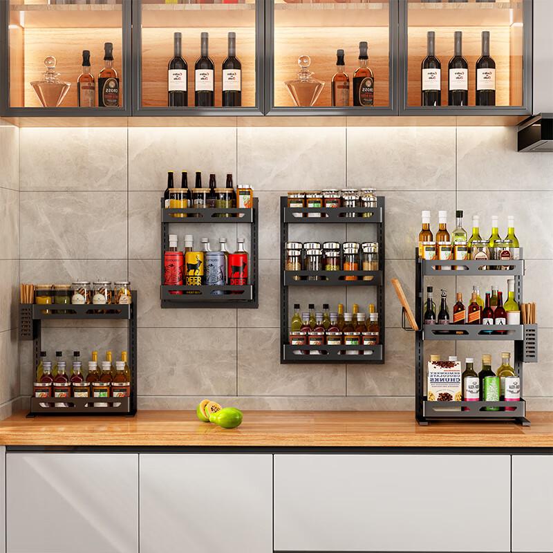 HuaMuXi 3-Tier Kitchen Countertop Spice Rack