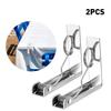 2 Stück Haushalt Edelstahl Tischdecke Tischabdeckung Clips Befestigungsclip Halter Klemmen Party Werkzeug Anti-Rutsch-Clip Tischdeckenhalter