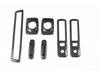 Carbon Fiber Interior Stickers for 15-23 Alphard Vellfire 30 Series, Scratch-Resistant