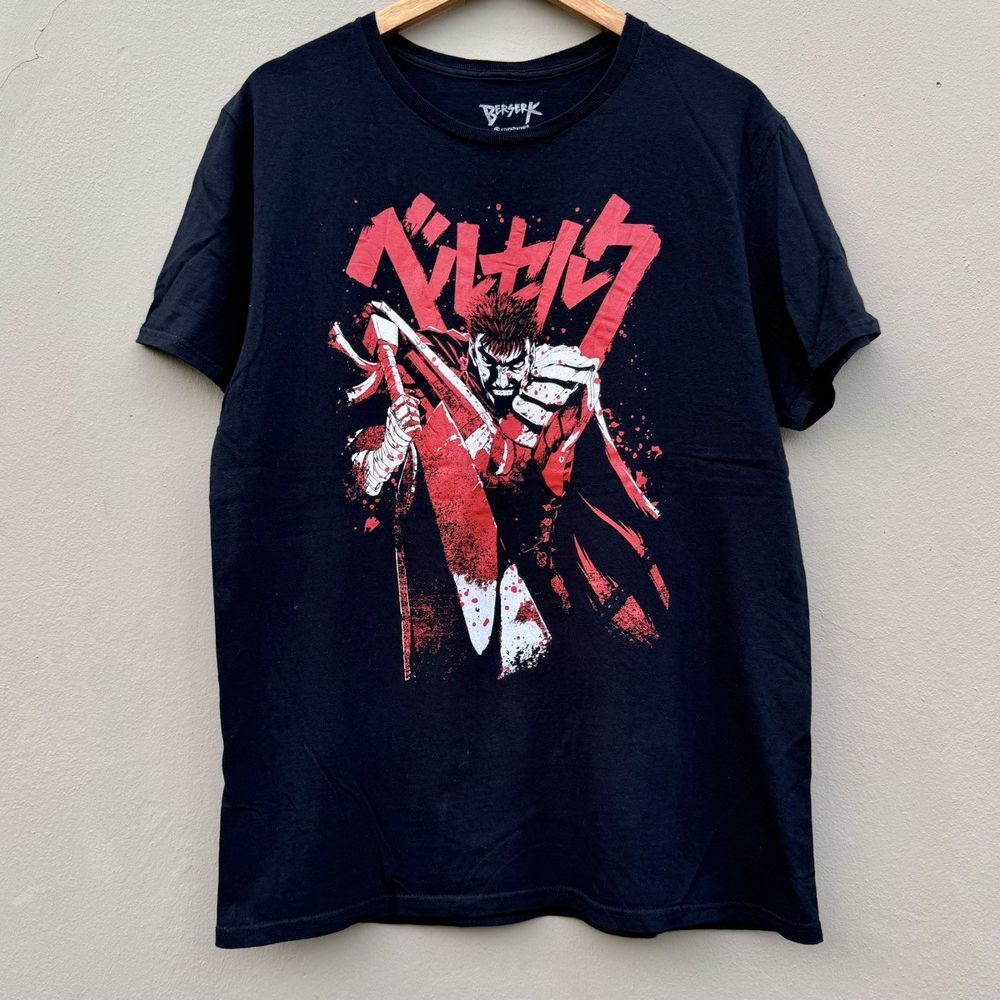 Berserk Anime Movie Tshirt Black Short Sleeve Unisex Tshirt Reprint KH6983 XL