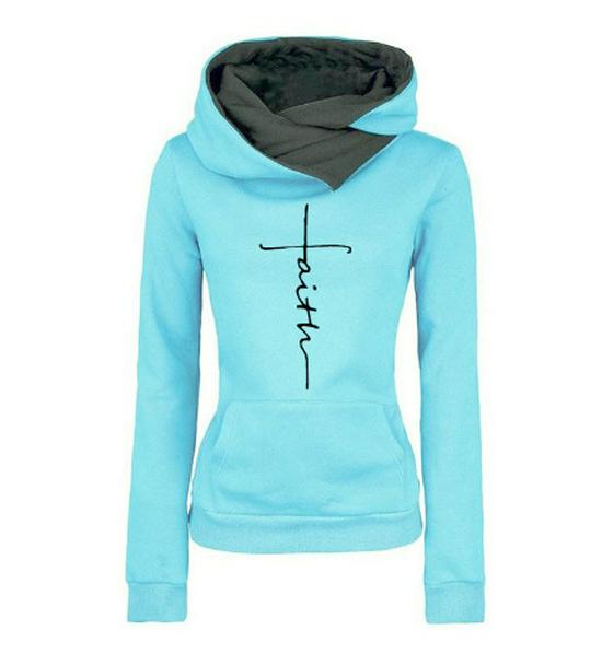 Women's Cat Paw Heart Hoodie - New Style Pullover for Outdoor Sports