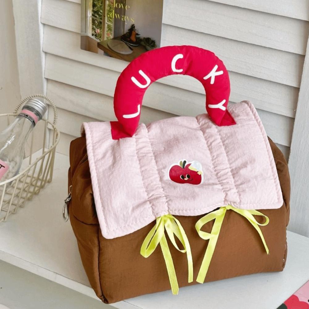 Kawaii Cute Cabin Makeup Bag House-shaped Toiletry Bag Portable Handheld Cosmetic Case  Ladies