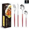 European High-Value Stainless Steel Tableware Set: Portuguese Knife, Fork, and Spoon for Hotels and Western Dining