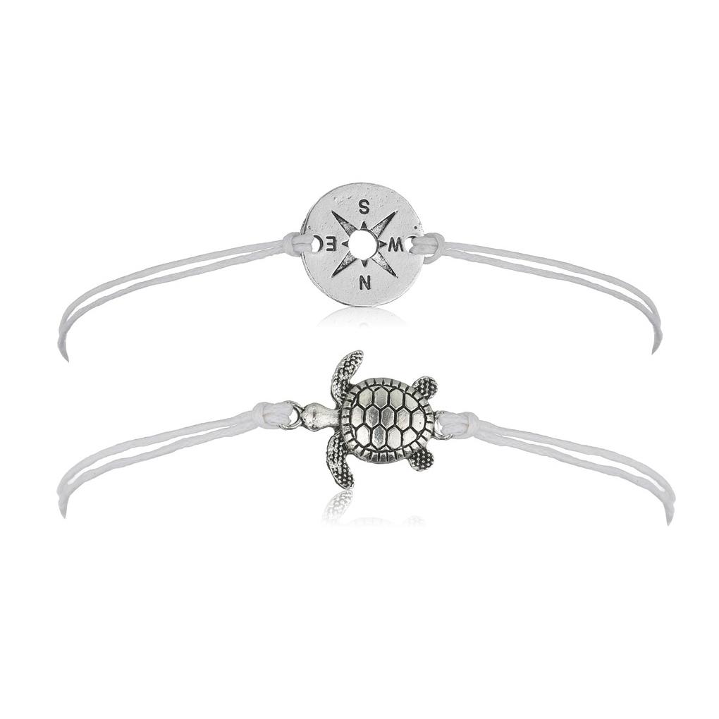 

Woman Anklets Compass Adornment Delicate Fashion Tortoise Bracelet Jewelry Body Decor Accessory Foot for Dress Ornament