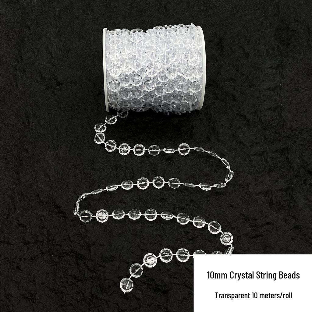 Double-Line Pearl Sunflower Snowflake Beads DIY Decoration