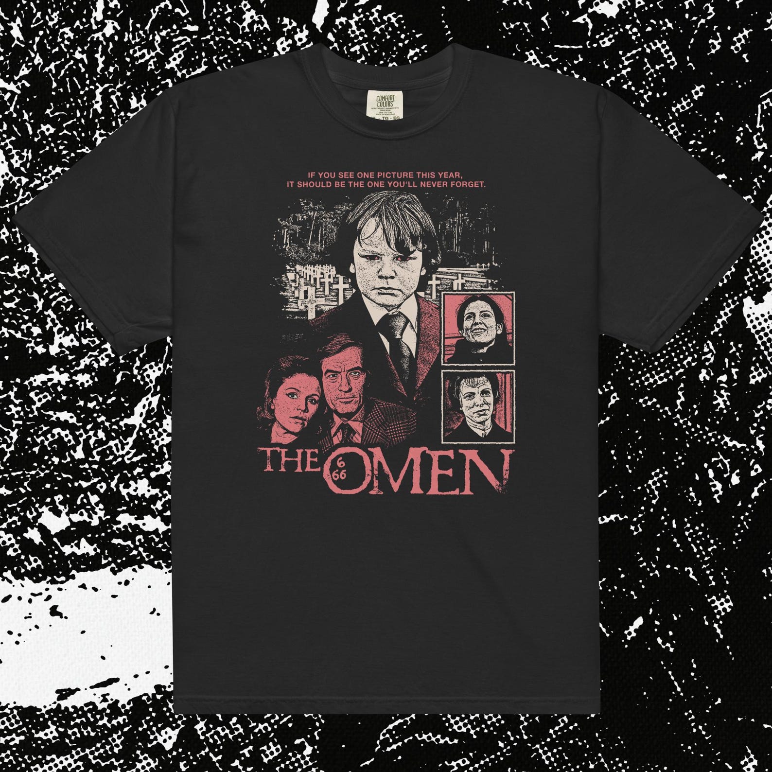 The Omen: 70 s Horror Comfort Colors T-Shirt 4XL