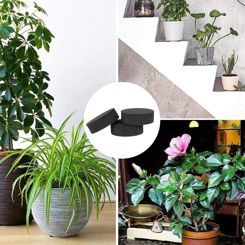 Invisible Flower Pot Feet EVA Non-slip Pad Outdoor Plant Flower Pots Self-adhesive Flower Pot Risers Balcony Garden Supplies