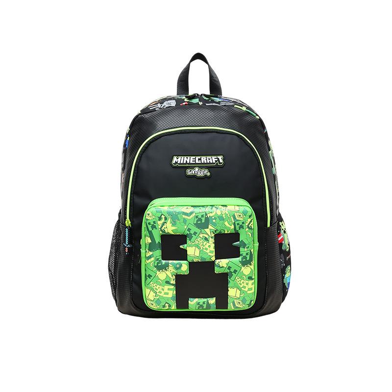 Smiggle Australia Ultra-light Large Capacity Double Shoulder Trolley Backpack for Primary School Students