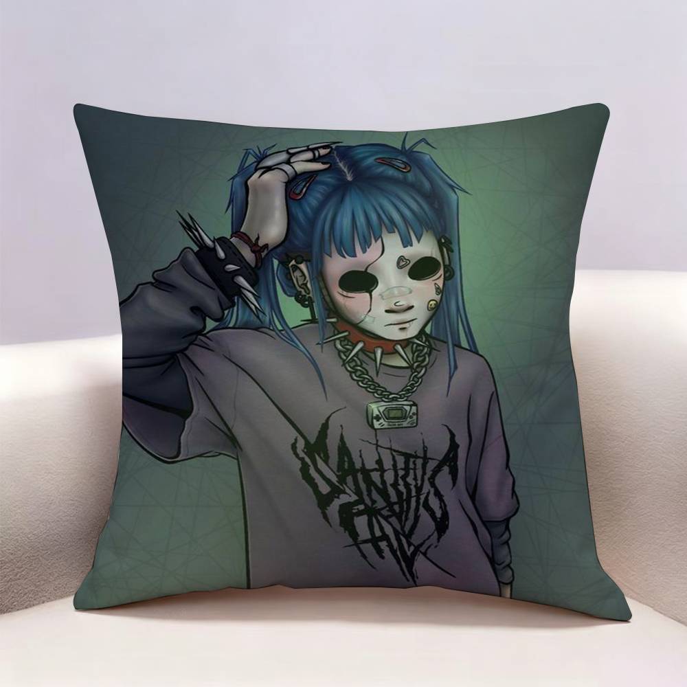 Horror Game SSally Face Doublesided Print Pillow Case Cushion Cover Throw Pillow Case For Car Sofa