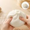  Simulation Steamed Bun Toy Slow Rebound PU Stress Relief Squeeze Toy for Kids Adults Home Office Anxiety Release