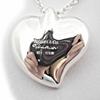 [Used] TIFFANY 925 Full Heart Pendant/Necklace/g538-63