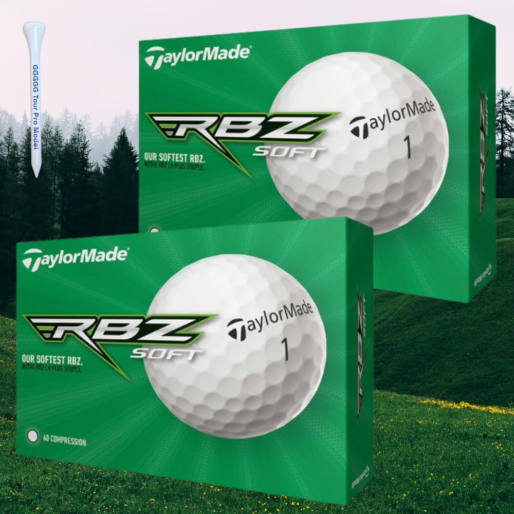 

TaylorMade Golf RBZ Softball TaylorMade Softball White 2 дюжины 24 мяча Наши оригинальные деревянные тройники