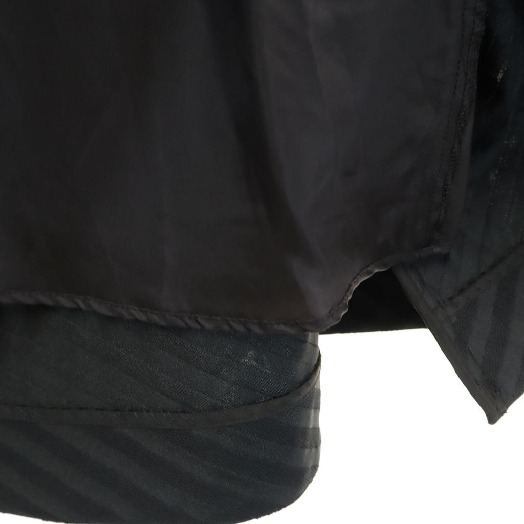 Unused BORDERS At BALCONY Made In Japan Border Pattern Mimole Length Jacquard Flare Skirt Women Used