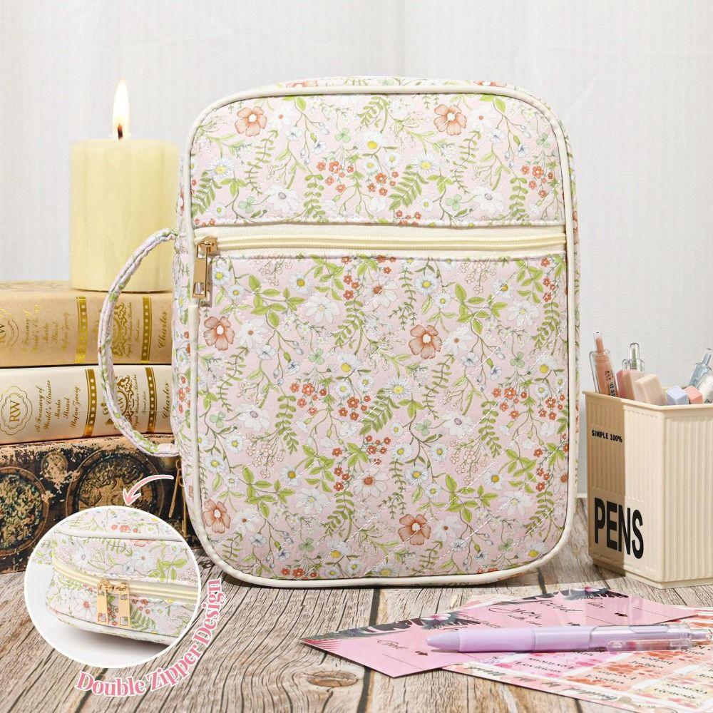 Floral Bible Cover Large Capacity Church Bag Fashion Bible Bag  for Christian Gifts