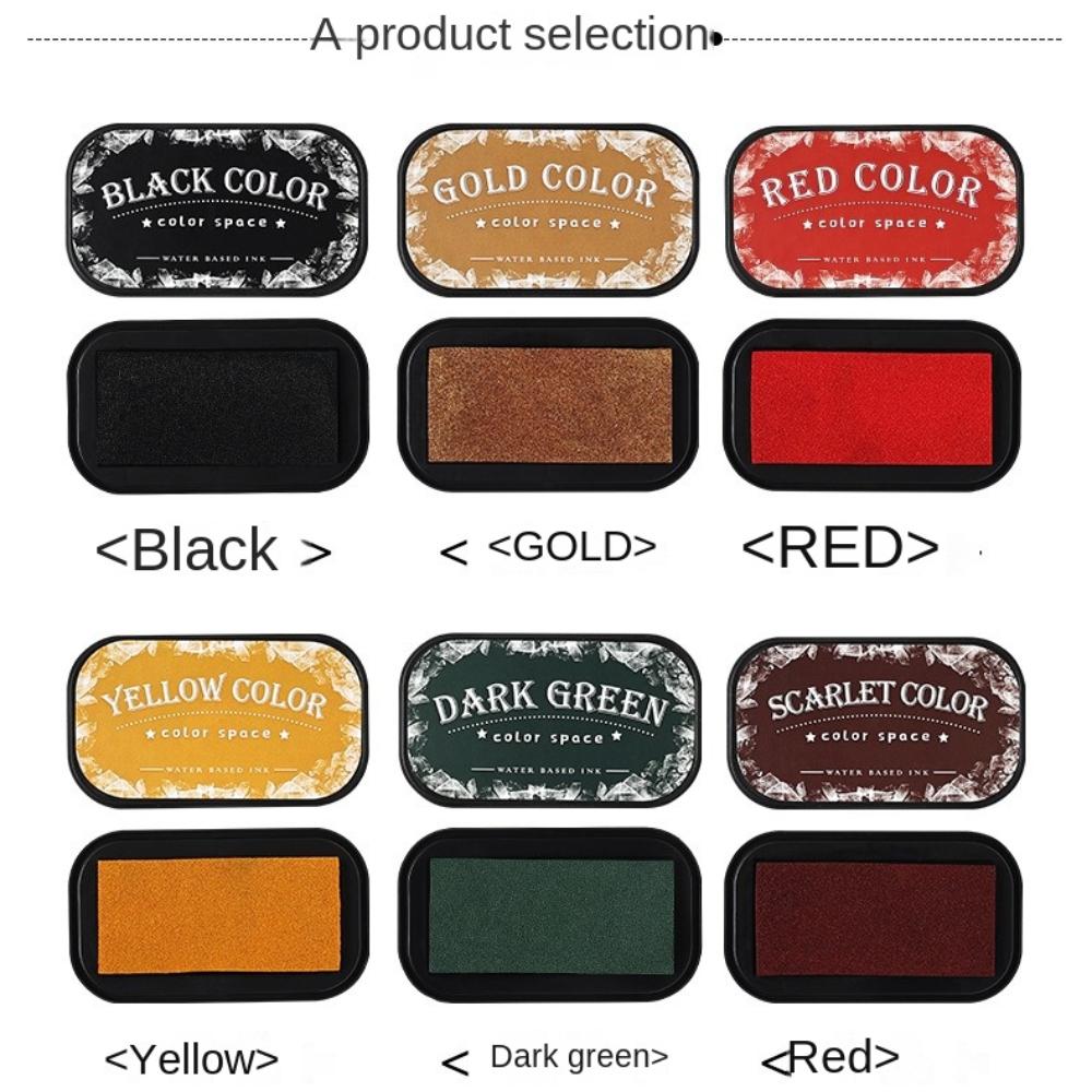 High Density Self Ink Stamp Quick Drying Sponge Inkpad New Water Based Ink Pad  for Planner Stamps