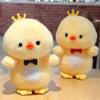 PP Cotton Yellow Duck Plush Toy Fluffy Bow Tie Duck Plush Doll  Birthday Parties