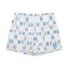 New MLB Base Logo Casual Shorts Women's White 3FSMM0123-50WHS