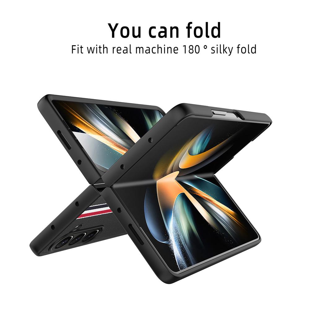 Staubdichte Carbonfaser Coque Hülle für Samsung Galaxy Z Fold 6 5 5G Fold5 Fold6 Fold4 Fold3 Fold 3 4 Beste Schutzhülle