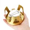 Stove Burner with Aluminum Alloy Stand Lid Outdoor Camping Cooking Alcohol Stove Portable Picnic Stove